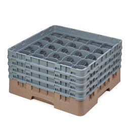CAMBRO - 25S800-184 - Cesta de lavado 25 comp. 4 alturas - 8,7 cm Ø máx. - alt. máx. 21,7 cm - 50 x 50 x 26,7 cm - Beige Precio: 91.50000035. SKU: B1ACR67HQY