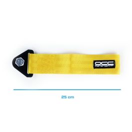 OCC Motorsport OCCRC014 Cinta de Remolque Amarilla Universal para Coche, Material Nylon de Alta Resistencia, Soporta 3000kg OCC Motorsport OCCRC014 Cinta de Remolque Amarilla Universal para Coche, Material Nylon de Alta Resistencia, Soporta 3000kg