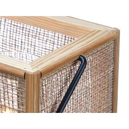 Portavelas Dos Lamparas Rattan Giftdecor 25X23CM (6 Unidades) Portavelas Dos Lamparas Rattan Giftdecor 25X23CM (6 Unidades)