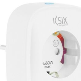 Enchufe Inteligente KSIX Smart Energy Slim WiFi 250V Blanco Enchufe Inteligente KSIX Smart Energy Slim WiFi 250V Blanco