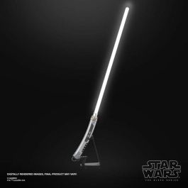 Hasbro Sable de luz electrónico Ahsoka Tano Force FX Elite con LED y efectos de sonido premium Star Wars The Black Series +14 años