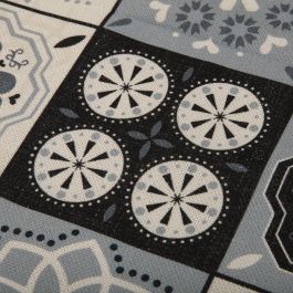 Camino De Mesa Black Mosaic Versa 44X0CM (2 Unidades) Camino De Mesa Black Mosaic Versa 44X0CM (2 Unidades)