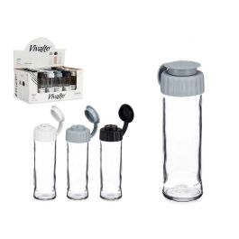 Pimentero Cristal 112Ml Surtidos Blanco Negro Gris Vivalto 3X13CM (24 Unidades)