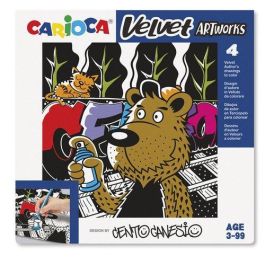 Juego Educativo Carioca Velvet Artworks +3 Años (Terciopelo Para Colorear) Cento Graffiti Set De 4 Laminas Precio: 3.50000002. SKU: B19TS7V7QP