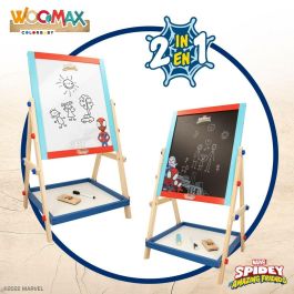 Pizarra 2 en 1 Spidey 5 Piezas 4 Unidades 40 x 64,5 x 31,5 cm Pizarra 2 en 1 Spidey 5 Piezas 4 Unidades 40 x 64,5 x 31,5 cm