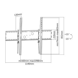 Soporte TV Equip 650322