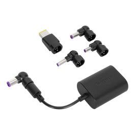 Targus Adaptador de Corriente Legacy Set USB-C Hembra Derecho a Conector Universal Macho Angular 18-23V 5A, Negro