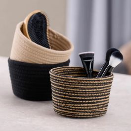 Day Cesta Redonda diámetro 16 cm altura 10 cm - Colores Surtidos (Arena, Negro, Mezcla Negro y Arena)