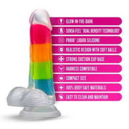 Dildo Blush Neo Multicolor Ø 2,8 cm Dildo Blush Neo Multicolor Ø 2,8 cm