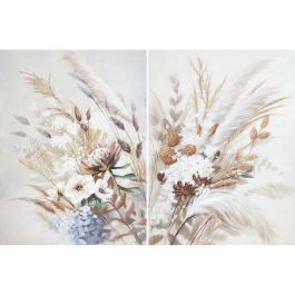 Cuadro DKD Home Decor Flores Cottage (90 x 3,7 x 120 cm) (2 Unidades) Precio: 166.78999975. SKU: B14BFQ9B3M