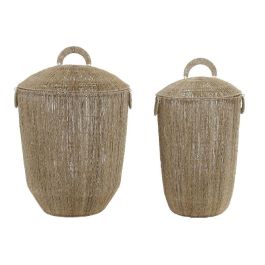 Cesta Balines DKD Home Decor Marron Claro 45 x 60 x 45 cm Set de 2 Precio: 138.5000001. SKU: B17PVTWFZQ