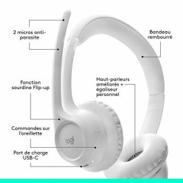 Logitech LOG5099206120037 Auriculares Inalámbricos Zone 300 Blancos