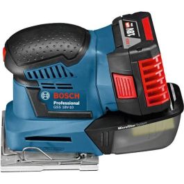 Bosch GSS 18V-10 06019D0202 Lijadora orbital a batería 18V 5Ah con velcro Precio: 225.49999956. SKU: B15HRFV88M