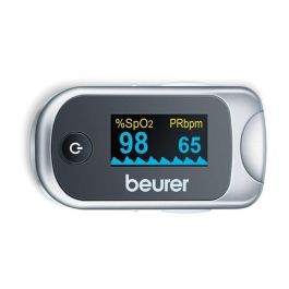 Beurer Pulsioxímetro PO-40 para Deporte y Altitud, Medición Oxígeno en Sangre y Frecuencia Cardíaca
