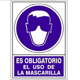 Señal 622 Plástico 345X245 ''Obligatorio El Uso De Mascarilla'' Duver Precio: 6.50000021. SKU: B1CQ5MNXDS