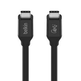 Belkin INZ001bt0.8MBK Cable USB4 USB-C/USB-C 40 Gbit/s 100W 0.8m Negro