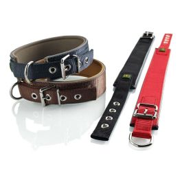 Hunter Collar Neoprene Reflect Nylon 45 mm Marrón para Perro Cuello 54-61 cm