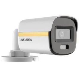 Hikvision Cámara HD Mini Bullet ColorVu Dual-Light 5MP 3K 2.8mm WDR IP67 PoE IR/Blanca 20m