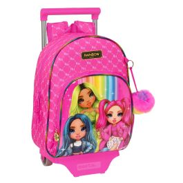 Mochila Escolar con Ruedas Rainbow High Fucsia (28 x 34 x 10 cm) Precio: 23.50000048. SKU: S4306247