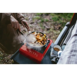 Rothenberger GOURMET RS 220 Estufa de gas 2000 W Roja y negra