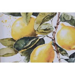 DKD Home Decor Cuadro Mediterráneo Limones Lienzo Amarillo Verde Blanco 40x30 cm | 1.8 cm Fondo (2 Unidades) DKD Home Decor Cuadro Mediterráneo Limones Lienzo Amarillo Verde Blanco 40x30 cm | 1.8 cm Fondo (2 Unidades)