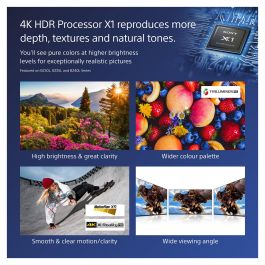 Sony BZ40L Monitor Profesional BRAVIA de 65 Pulgadas 4K UHD, 700 nits, HDR10/Dolby Vision, Android TV, Funcionamiento 24/7, para Señalización Digital