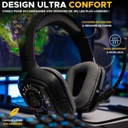 Auriculares para juegos con cable - The G-Lab - KORP COBALT 7.1 - Sonido envolvente 7.1 - USB - RGB Auriculares para juegos con cable - The G-Lab - KORP COBALT 7.1 - Sonido envolvente 7.1 - USB - RGB