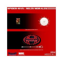 Mezco Toyz Figura de Acción Spider-Man: Miles Morales One:12 Collective - Across the Spider-Verse 17cm Articulada con Accesorios Mezco Toyz Figura de Acción Spider-Man: Miles Morales One:12 Collective - Across the Spider-Verse 17cm Articulada con Accesorios