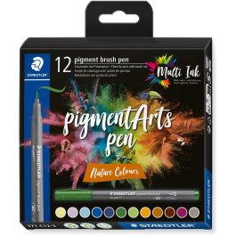 Rotulador Fibra Staedtler Pigment Arts Pen Punta Pincel Colores Naturaleza Estuche De 12 Precio: 30.59000032. SKU: B1DB4HWGEM