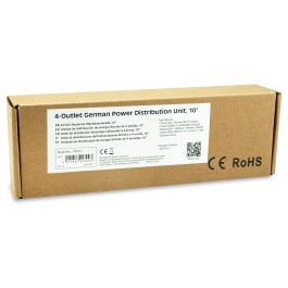 EQUIP 333311 Regleta de 1U Horizontal con 4 Tomas Schuko y Cable de 1.5m