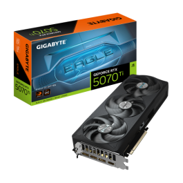 Gigabyte Tarjeta Gráfica GeForce RTX 5070 Ti EAGLE OC 16GB GDDR7, 256 bits, PCI-E 5.0, 3x DP 2.1a, 1x HDMI 2.1b, DLSS 4, GV-N507TEAGLE OC-16GD Precio: 949.78999973. SKU: B19RDA7963