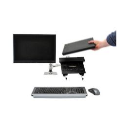 Ergotron Brazo Doble LX Redesign para Pantallas, 18.1kg, 24", Ajuste de Altura, Plata