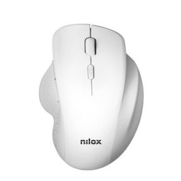 Nilox Ratón Inalámbrico Profesional 800-1600-3200 DPI, 6 Botones, Ergonómico, Diestro, Blanco, Compatible con Windows/Linux/Mac Nilox Ratón Inalámbrico Profesional 800-1600-3200 DPI, 6 Botones, Ergonómico, Diestro, Blanco, Compatible con Windows/Linux/Mac