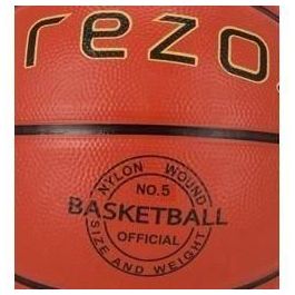 Rezo Balón de Baloncesto de Caucho, Talla 5, Marrón. Excelente y Versátil para Todos los Géneros