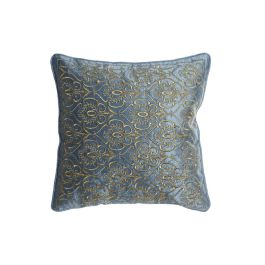 DKD Home Decor Cojín Neoclásico Azul Dorado Terciopelo Poliéster 10 x 45 x 45 cm Precio: 12.08064. SKU: S3017675
