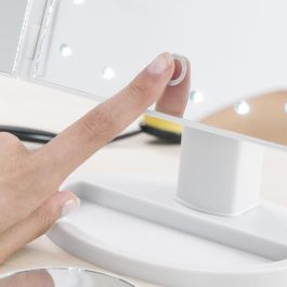 Espejo de Aumento con LED 4-in-1 Ledflect InnovaGoods Espejo de Aumento con LED 4-in-1 Ledflect InnovaGoods