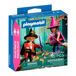 PLAYMOBIL 72023 Duo Pack Figuras Bruja y Mago con Escobas Voladoras y Soporte Transparente Precio: 6.9938. SKU: B1KDVHFGYE