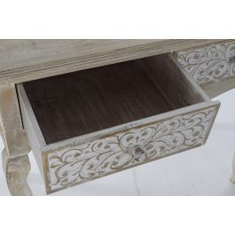 Consola Romantico DKD Home Decor Natural Blanco 42 x 81 x 92 cm