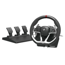 Hori HOR4961818034686 Volante de carreras Force Feedback compatible con Xbox Series X|S, pedales tamaño completo y sujeción resistente