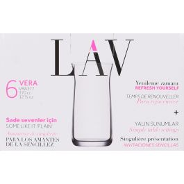 Set 6 Vasos Altos 370 cc Vera - Lav (8 Cajas) Set 6 Vasos Altos 370 cc Vera - Lav (8 Cajas)