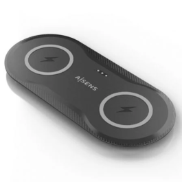 Aisens ASCH-15W2WC060-BK Base de Carga Inalámbrica 15W 2 en 1 para Móvil y Auriculares, Negro Precio: 14.49999991. SKU: B1BLH6RBNA