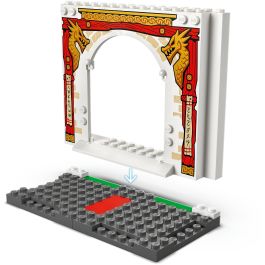 LEGO 71831 Templo Ninja del Spinjitzu NINJAGO con Dragón, 4 Minifiguras (Zane, Nya, Kai, Lloyd) y Accesorios – +4 años