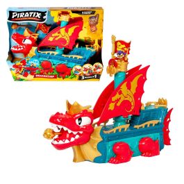 Magic Box Ppxsp112In30 Barco Pirata Piratix Dragon Ship 3 en 1: Tierra, Mar, Aire con Cañón, Figura Exclusiva y Tesoro Precio: 31.69000043. SKU: B146NKYYTK
