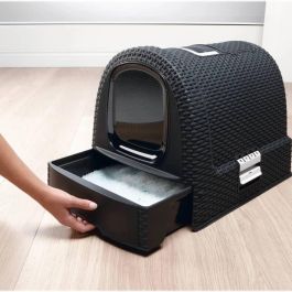 Arenero para Gatos Curver Antracita 51 x 38,5 x 39,5 cm Plástico (Plástico)