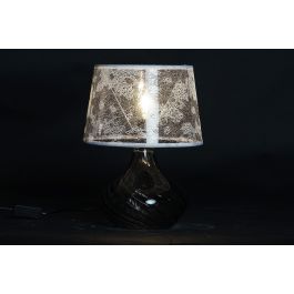 DKD Home Decor Lámpara de Sobremesa Shabby Multicolor con Flores de Cristal y Poliester E14 25W 33.5 cm Alto (2 Unidades) DKD Home Decor Lámpara de Sobremesa Shabby Multicolor con Flores de Cristal y Poliester E14 25W 33.5 cm Alto (2 Unidades)