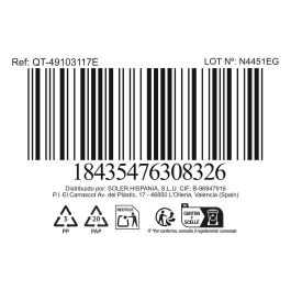 Hermes Cazo con Cestillo Freidor 16 cm (1,8 L) Acero Inoxidable (4 Unidades)