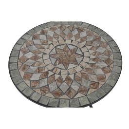 Mesa Terraza Y Jardin DKD Home Decor Multicolor Negro 60 x 72 x 60 cm Mesa Terraza Y Jardin DKD Home Decor Multicolor Negro 60 x 72 x 60 cm