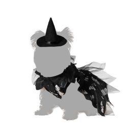 Disfraz Mascota Bruja Halloween Negro Talla S