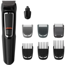 Philips Multigroom 8 en 1 MG3730/15 Cortapelos y Barba Cuchillas Autoafilables Negro