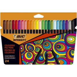 Bic Rotulador Intensity Punta Fina 0.9 mm, Estuche 24 Colores Surtidos Precio: 7.49999987. SKU: B13AFQKN72